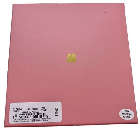 Lucky Brand Light Sea Foam Green(pearly) & Matte Gold Toned Oval Drop Earrings. - Picture 5 of 10